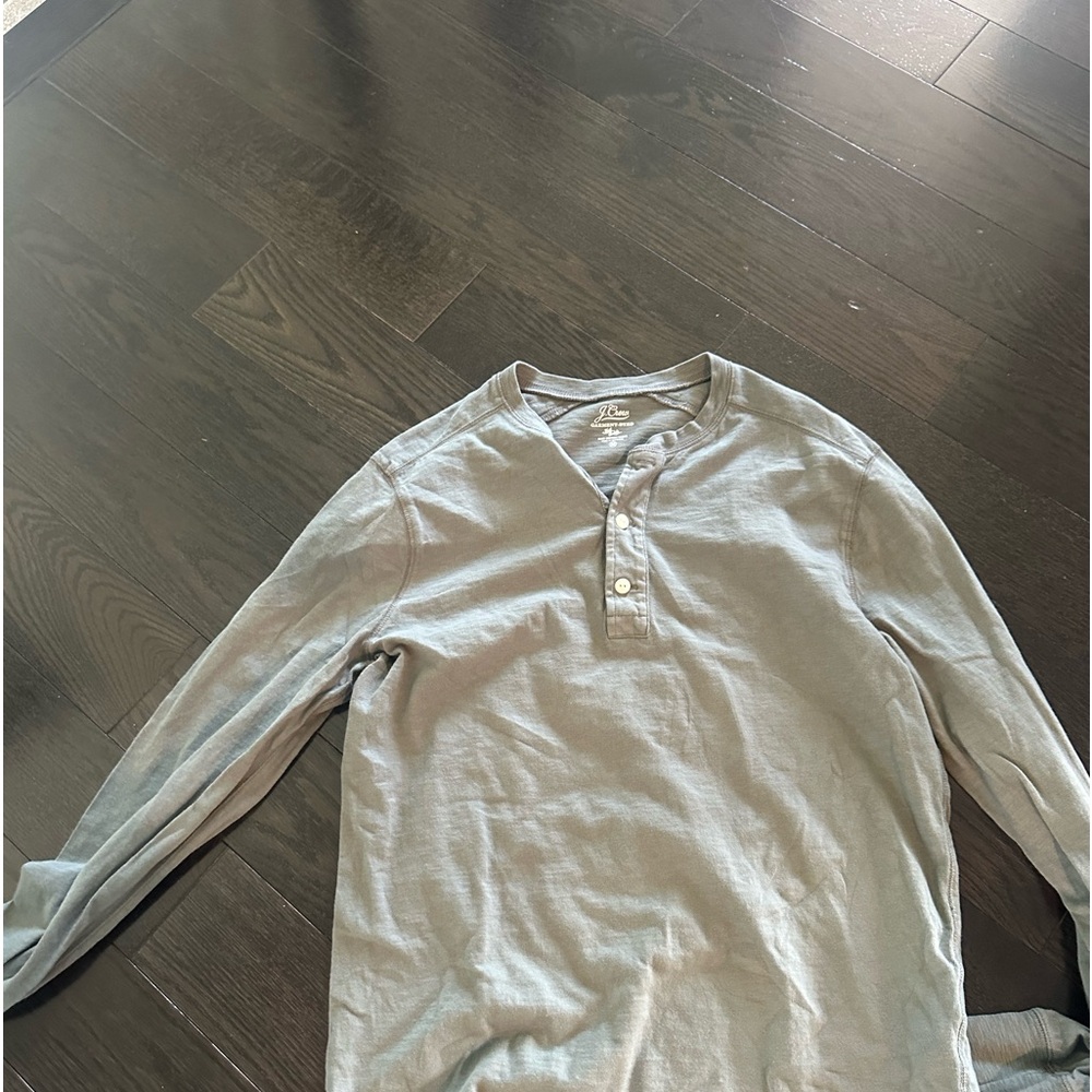 J crew green henley